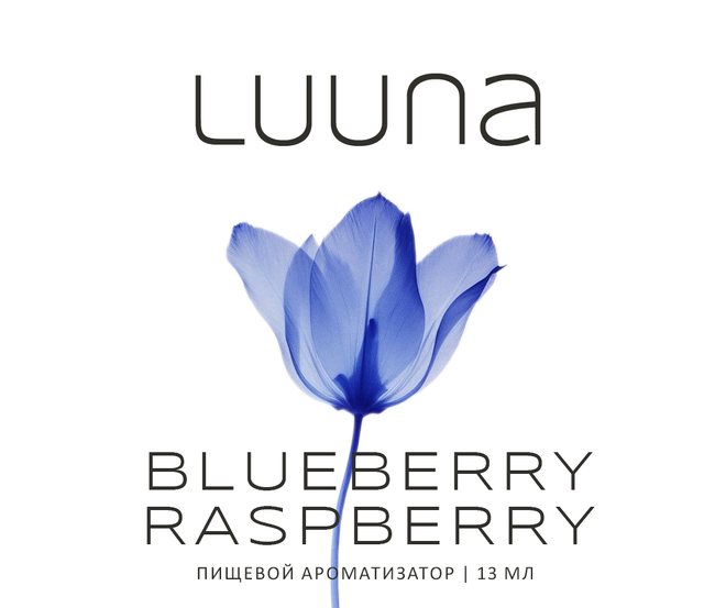 Luuna Blueberry Raspberry label