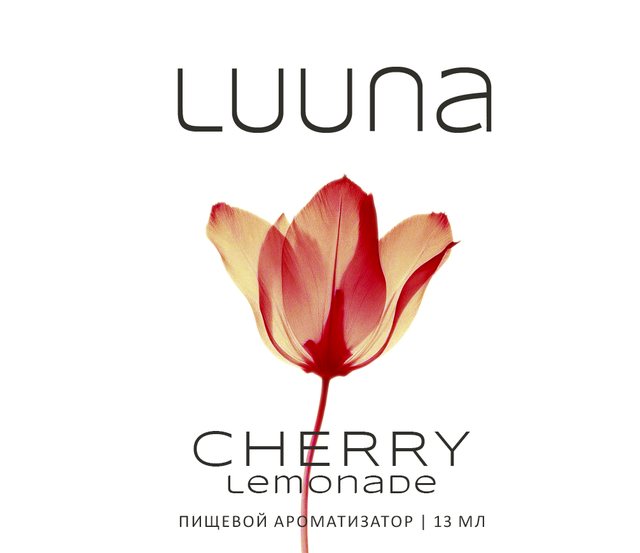 Luuna Cherry Lemonade label