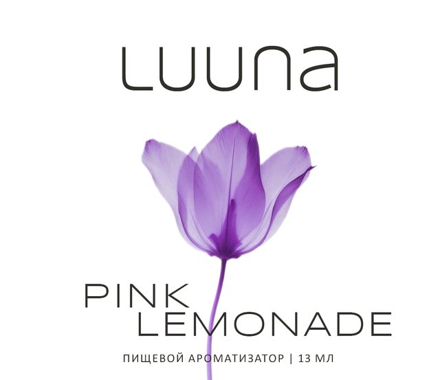 Luuna Pink Lemonade label