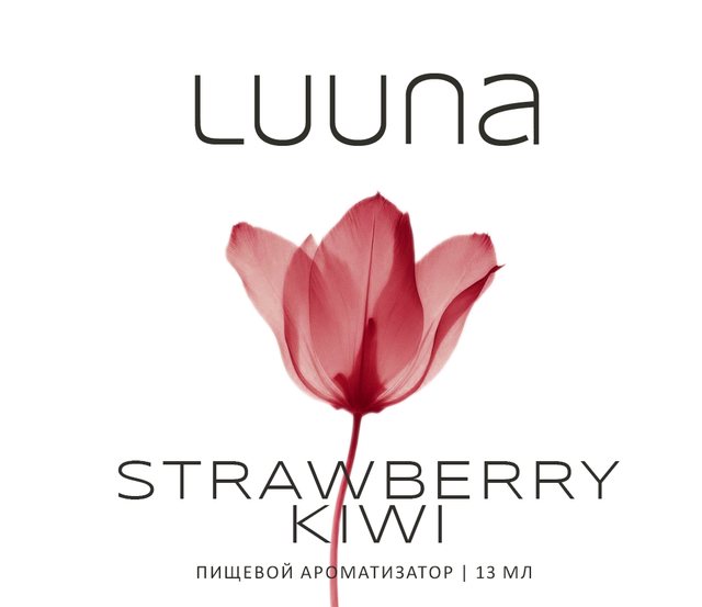Luuna Strawberry Kiwi label
