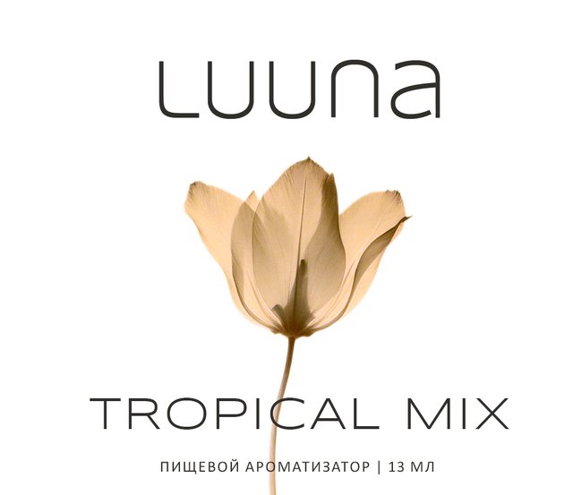 Luuna Tropical Mix label